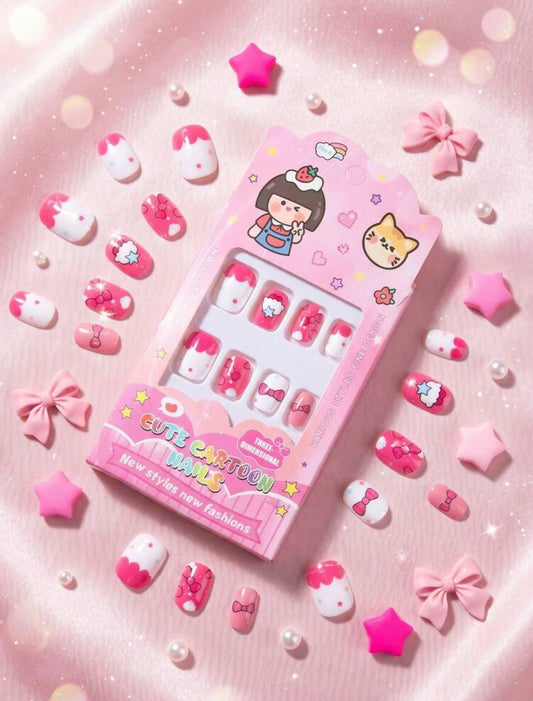 Bows, Stars & Everything Nice Press-on Nails