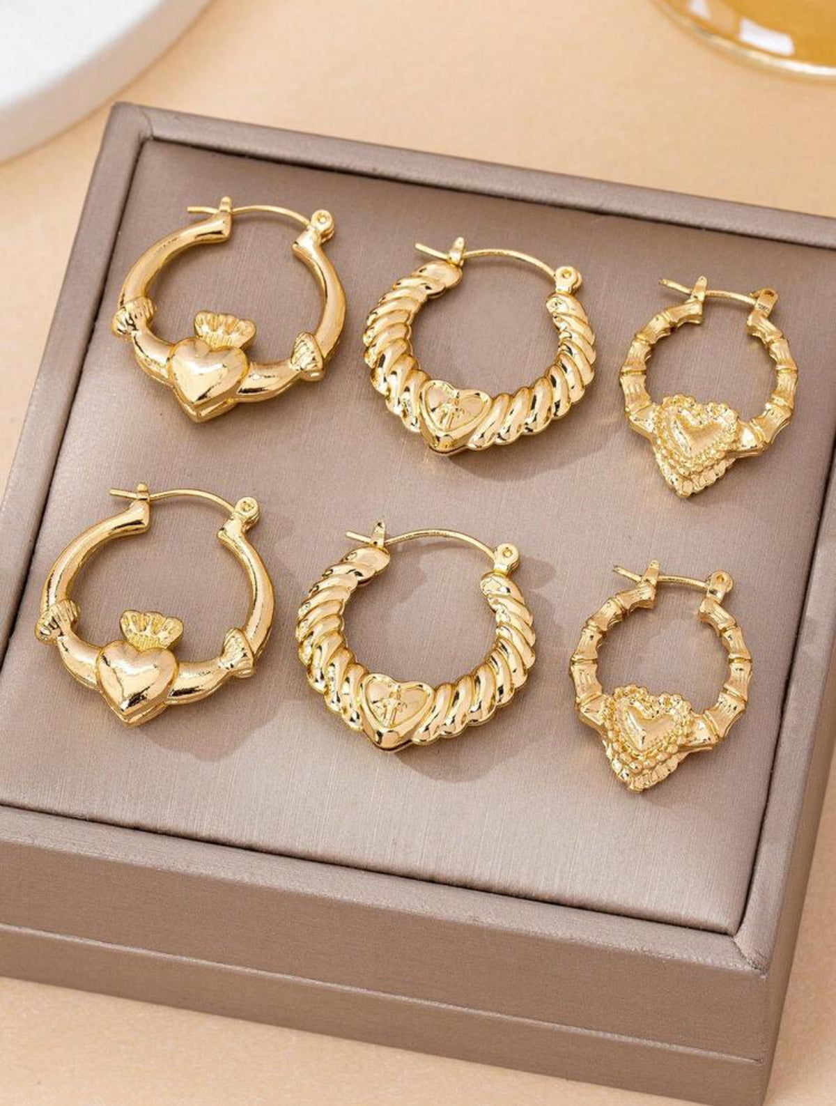 Kids Hoop Earring Set – Girls Fashion Jewelry for Everyday Wear